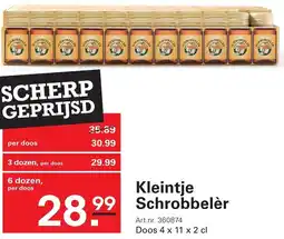 Sligro Kleintje Schrobbelèr aanbieding