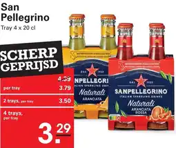Sligro San Pellegrino aanbieding