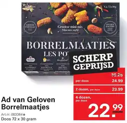 Sligro Ad van Geloven Borrelmaatjes aanbieding