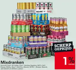 Sligro Mixdranken aanbieding