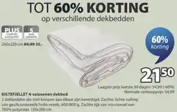 Jysk Kistefjellet 4-seizoenen dekbed aanbieding