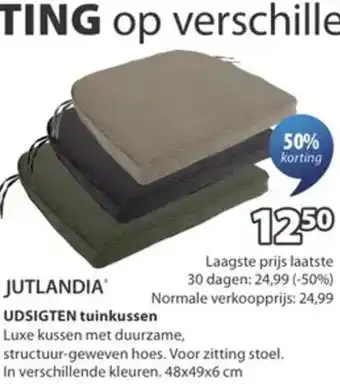 Jysk Jutlandia Udsigten tuinkussen aanbieding