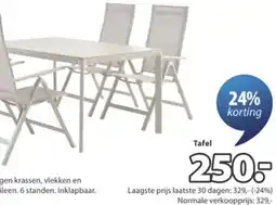 Jysk Jutlandia Kumla tafel aanbieding