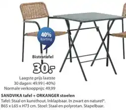 Jysk Sandvika tafel aanbieding