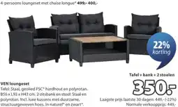 Jysk Ven loungeset aanbieding