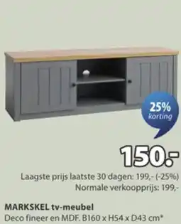 Jysk Markskel tv-meubel aanbieding