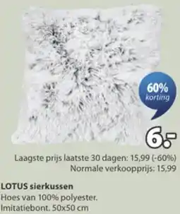 Jysk Lotus sierkussen aanbieding