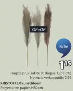 Jysk Kristoffer kunstbloem aanbieding