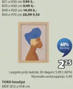 Jysk Tord fotolijst aanbieding