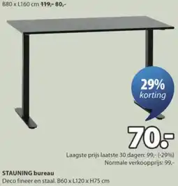 Jysk Stauning bureau aanbieding