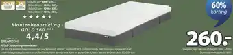Jysk Dreamzone Gold S60 springveermatras aanbieding