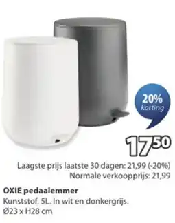 Jysk Oxie pedaalemmer aanbieding