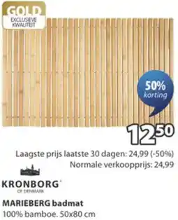 Jysk Kronborg Marieberg badmat aanbieding