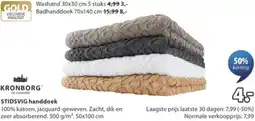 Jysk Kronborg Stidsvig handdoek aanbieding