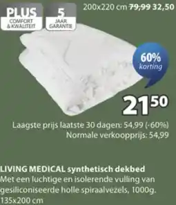 Jysk Living medical synthetisch dekbed aanbieding