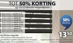 Jysk Alsten duo rolgordijn aanbieding