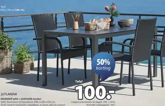 Jysk Jutlandia Maderup tafel aanbieding