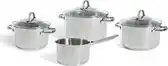 Bol.com BK Essentials Pannenset - 4-delig - RVS aanbieding