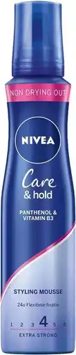 Bol.com NIVEA Care & Hold Styling Mousse - 150 ml - Haarmousse aanbieding