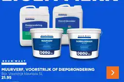 BOUWMAAT MUURVERF, VOORSTRIJK OF DIEPGRONDERING aanbieding
