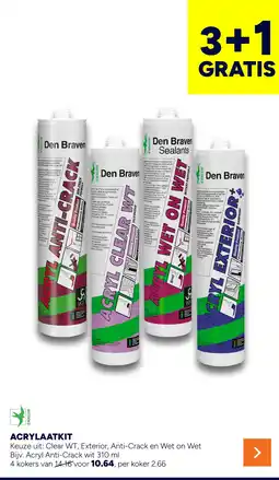 BOUWMAAT Acrylaatkit aanbieding