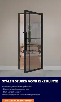 BOUWMAAT Stalen deuren voor elke ruimte aanbieding