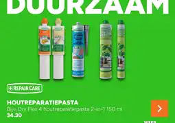 BOUWMAAT Houtreparatiepasta aanbieding