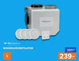 BOUWMAAT Woonhuisventilator aanbieding