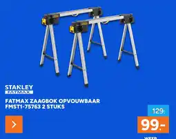 BOUWMAAT Stanley fatmax zaagbok opvouwbaar fmst1-75763 2 stuks aanbieding
