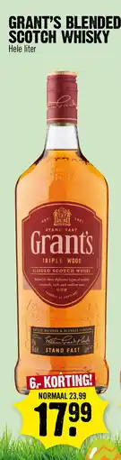 Super Dirck 3 Grant's blended scotch whisky aanbieding