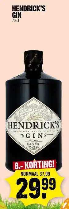 Super Dirck 3 Hendrick's gin aanbieding