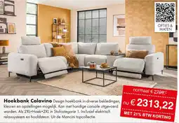 Woonsquare Hoekbank Calavino aanbieding