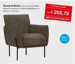 Woonsquare Fauteuil Orion aanbieding