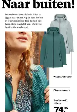 Welkoop Softshell Jitte aanbieding