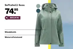 Welkoop Softshell Susa aanbieding