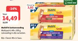 Maxi Zoo MultiFit kattenvoeding aanbieding