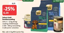 Maxi Zoo Select Gold hondenvoeding aanbieding