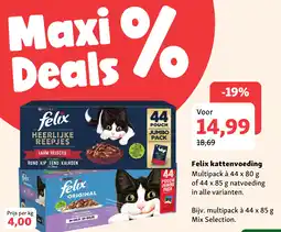 Maxi Zoo Felix kattenvoeding aanbieding