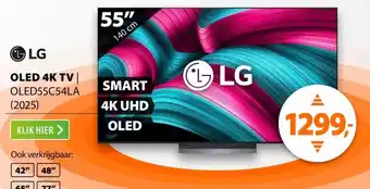 Expert LG OLED 4K 55C54LA (2025) aanbieding