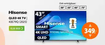 Expert Hisense QLED 43E79Q (2025) aanbieding