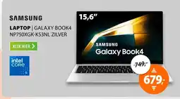 Expert Samsung Galaxy Book4 NP750XGK-KS3NL Zilver aanbieding
