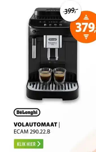Expert DeLonghi ECAM290.22.B Zwart aanbieding