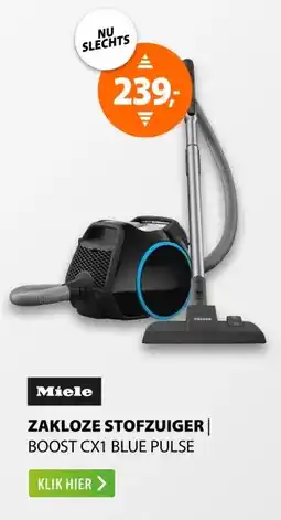 Expert Miele Boost CX1 Blue Pulse Obsidiaanzwart aanbieding