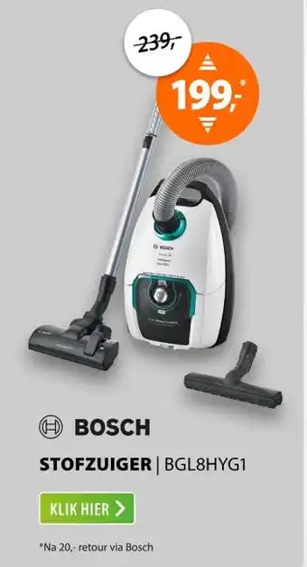 Expert Bosch BGL8HYG1 Wit aanbieding