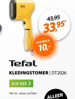 Expert Tefal Pure POP DT2026 Geel aanbieding