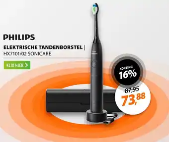 Expert Philips HX7101/02 Sonicare Zwart aanbieding