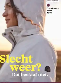 Welkoop Trench coat Siske aanbieding