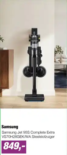 EP Samsung Jet 95S Complete Extra VS70H28GEK/WA Steelstofzuiger aanbieding