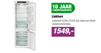 EP Liebherr ICNc 5103-22 Inbouw Koel-vriescombinatie aanbieding