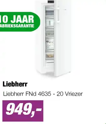 EP Liebherr FNd 4635 - 20 Vriezer aanbieding